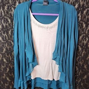 Covington tank and cardigan